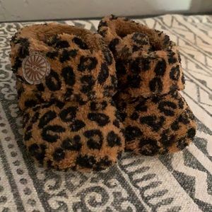 Baby cheetah UGG booties